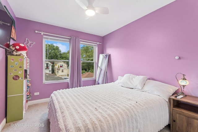 1828 Hovland Ct, Evanston, IL 60201 - bedroom featuring carpet floors and a ceiling fan