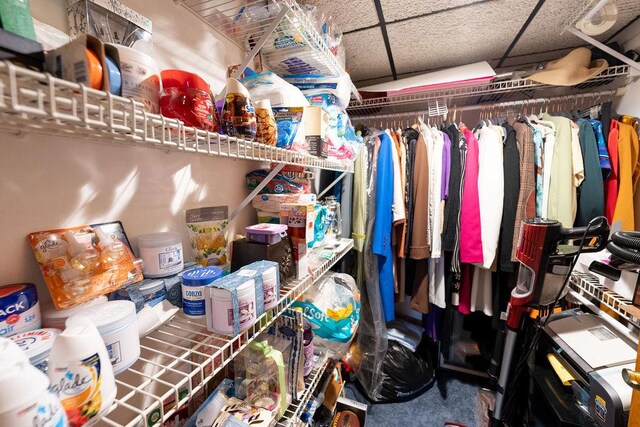 8805 S California Ave, Evergreen Park, IL 60805 - spacious closet featuring a paneled ceiling