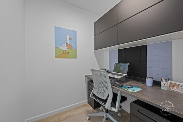 3462 Ayres Dr, Aurora, IL 60506 - office featuring light colored carpet and baseboards