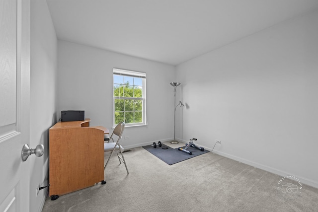3462 Ayres Dr, Aurora, IL 60506 - office area featuring baseboards and carpet