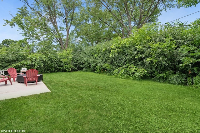 1429 Ferndale Ave, Highland Park, IL 60035 - view of green lawn with a patio