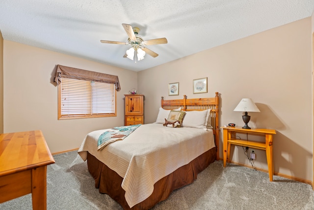 1422 Pier Dr, Lake Summerset, IL 61019 - bedroom with carpet flooring and a ceiling fan