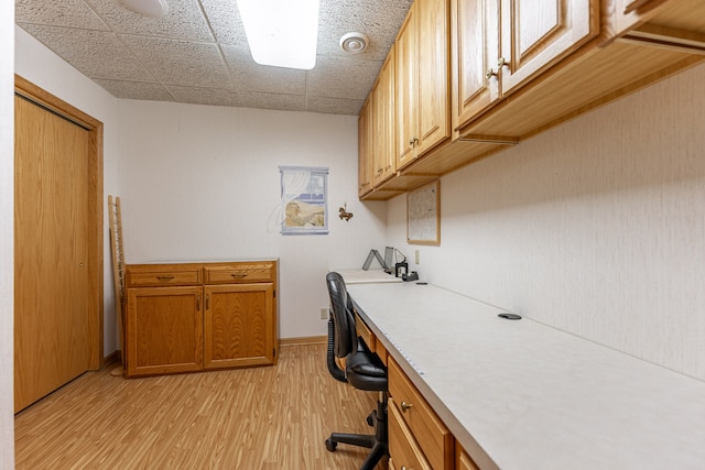 1422 Pier Dr, Lake Summerset, IL 61019 - office area featuring light wood-style floors