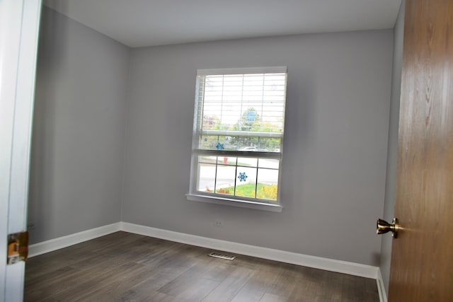 285 Ashland Ct Unit 1, Buffalo Grove, IL 60089 - unfurnished room with dark wood-type flooring