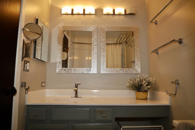 285 Ashland Ct Unit 1, Buffalo Grove, IL 60089 - full bath with vanity and a shower with curtain