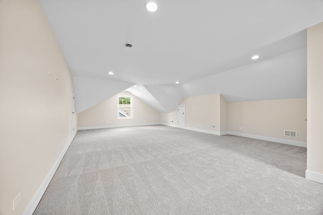 4508 Stonewall Ave, Downers Grove, IL 60515 - bonus room featuring carpet flooring, recessed lighting, and lofted ceiling