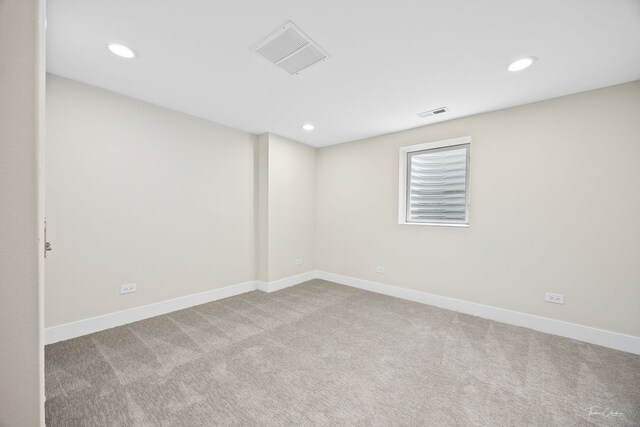 4508 Stonewall Ave, Downers Grove, IL 60515 - carpeted empty room with recessed lighting and baseboards