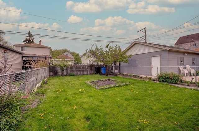 5145 S Troy St, Chicago, IL 60632 - fenced backyard featuring a garden