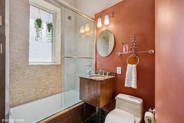 909 W Wisconsin St Unit 1M, Chicago, IL 60614 - bathroom with shower / bath combination with glass door and vanity
