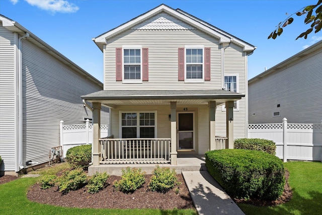 43 Freesia Ct, Romeoville, IL 60446 - view of front of property featuring covered porch