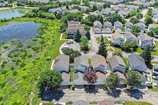 43 Freesia Ct, Romeoville, IL 60446 - aerial view of residential area with a large body of water