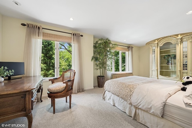 85 Ela Rd, Inverness, IL 60067 - bedroom featuring carpet floors, recessed lighting, and a desk