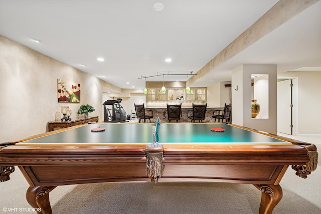85 Ela Rd, Inverness, IL 60067 - rec room with carpet floors