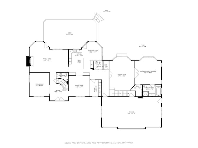 85 Ela Rd, Inverness, IL 60067 - view of floor plan / room layout