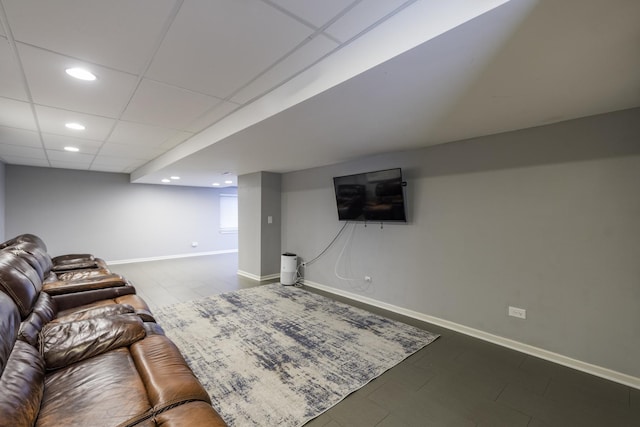 1650 Natures Way, Lindenhurst, IL 60046 - living room featuring baseboards and recessed lighting