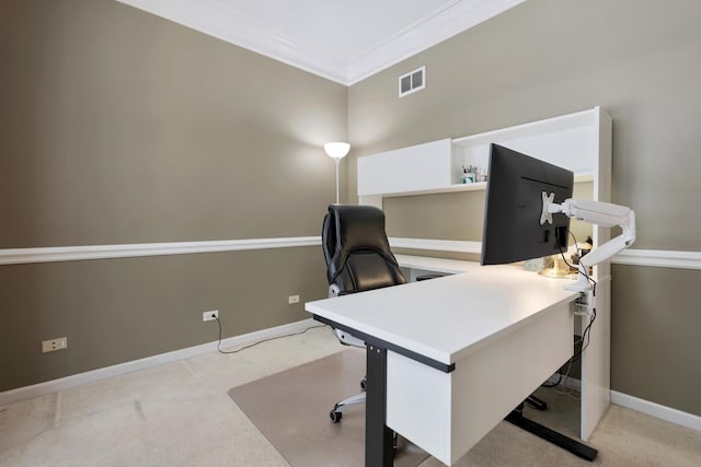 262 Hawk Hollow Dr, Bartlett, IL 60103 - carpeted office with ornamental molding and baseboards