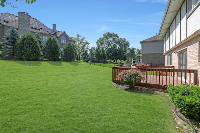 441 Wheeler Dr, Lemont, IL 60439 - view of yard with a deck