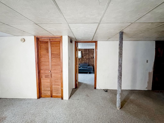 202 E 8th St, Gridley, IL 61744 - finished basement featuring carpet flooring