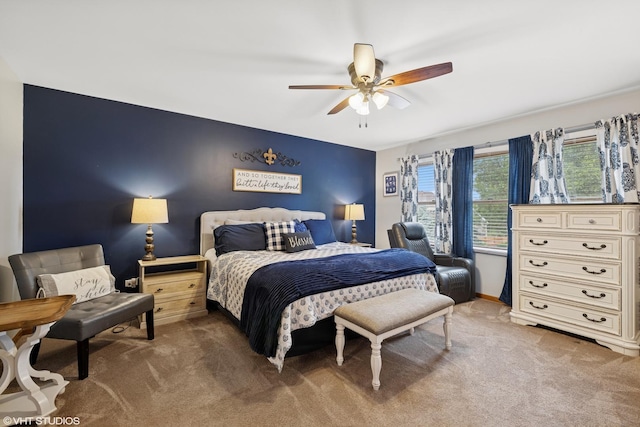 1177 Dovercliff Way, Crystal Lake, IL 60014 - bedroom featuring carpet floors and a ceiling fan