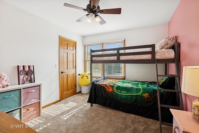 1177 Dovercliff Way, Crystal Lake, IL 60014 - carpeted bedroom featuring a ceiling fan and baseboards