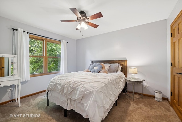 1177 Dovercliff Way, Crystal Lake, IL 60014 - bedroom with light carpet and ceiling fan