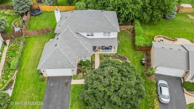 1177 Dovercliff Way, Crystal Lake, IL 60014 - view from above of property