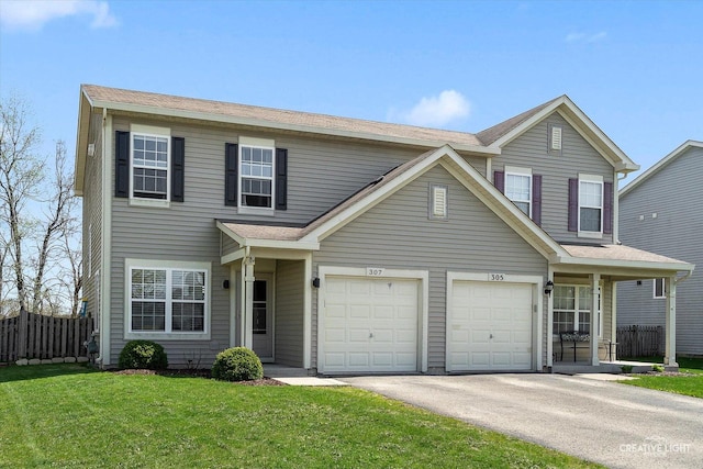 307 Gregory Ln, Plano, IL 60545 - view of front of home with driveway and an attached garage