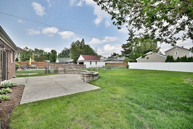 315 N Ridgeland Ave, Elmhurst, IL 60126 - fenced backyard featuring a patio area