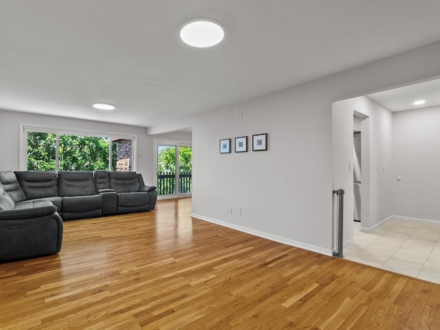 940 E Old Willow Rd Unit 305, Prospect Heights, IL 60070 - living area with light wood finished floors and baseboards