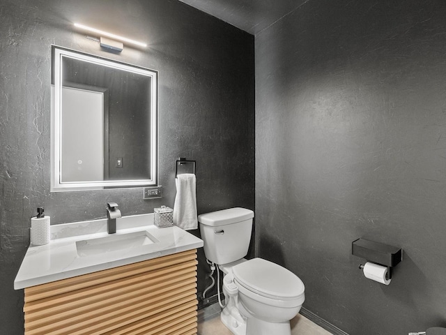 940 E Old Willow Rd Unit 305, Prospect Heights, IL 60070 - bathroom with vanity and a textured wall