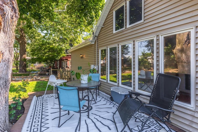 1404 Fell Ave, Bloomington, IL 61701 - deck featuring outdoor dining space