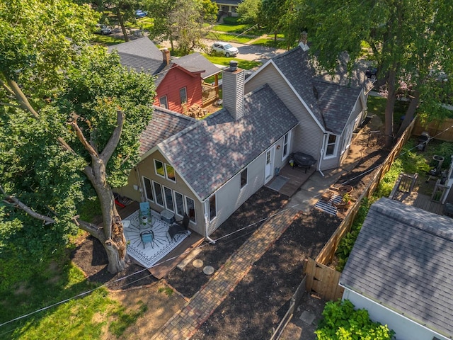 1404 Fell Ave, Bloomington, IL 61701 - aerial view of property and surrounding area