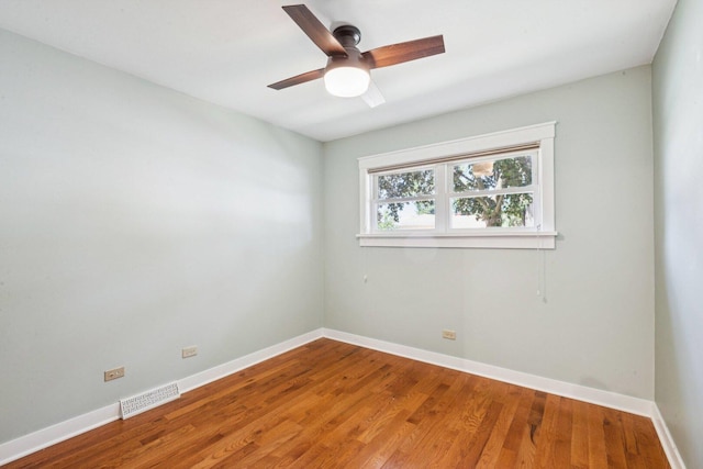 105 E Vermont St, Villa Park, IL 60181 - spare room with wood finished floors and ceiling fan