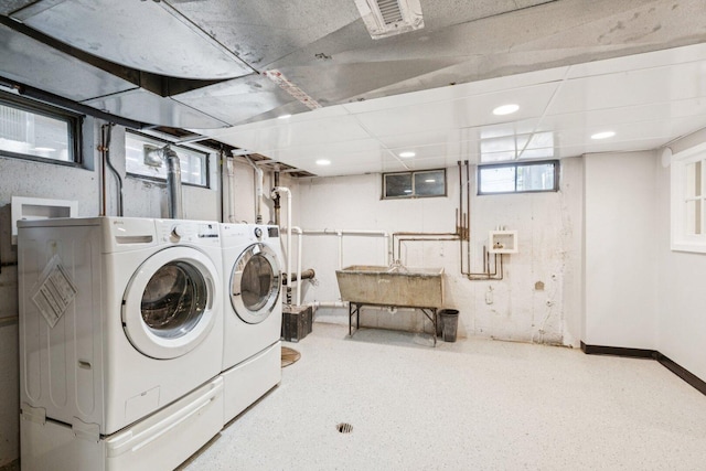 105 E Vermont St, Villa Park, IL 60181 - laundry room featuring separate washer and dryer