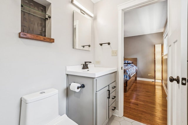105 E Vermont St, Villa Park, IL 60181 - ensuite bathroom featuring vanity and tile patterned flooring