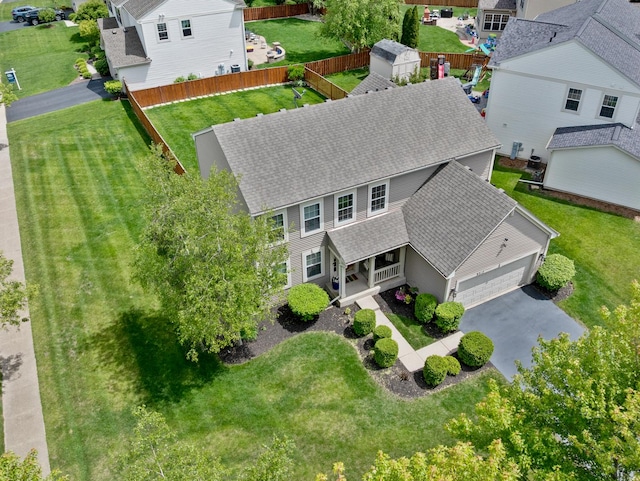 9312 Bristol Ln, Huntley, IL 60142 - aerial perspective of suburban area