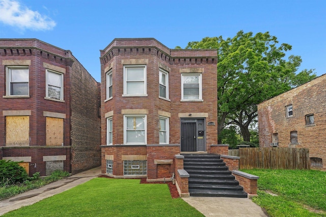 7548 S Harvard Ave, Chicago, IL 60620 - view of front facade with brick siding