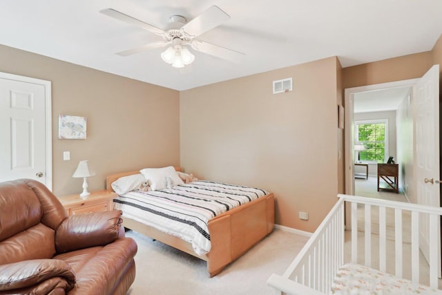 305 Buckingham Dr, Algonquin, IL 60102 - bedroom featuring carpet flooring and a ceiling fan