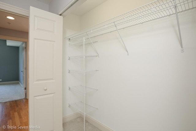 1670 Mill St Unit 508, Des Plaines, IL 60016 - spacious closet with wood finished floors