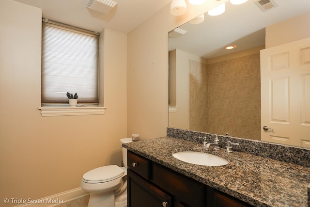 1670 Mill St Unit 508, Des Plaines, IL 60016 - bathroom with vanity, a shower, and tile patterned flooring