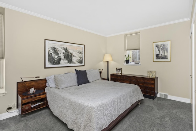 77 E Division St Unit 3, Chicago, IL 60610 - bedroom with carpet floors and crown molding