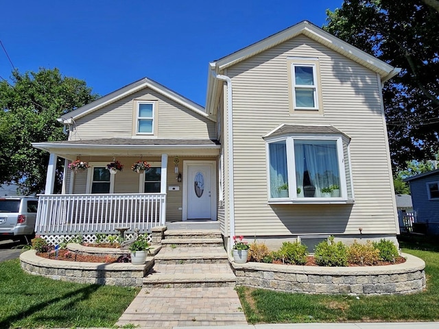 121 N Governor St, Sycamore, IL 60178 - view of front of house featuring a porch