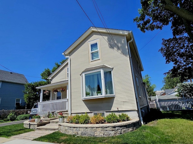 121 N Governor St, Sycamore, IL 60178 - view of front of home with covered porch