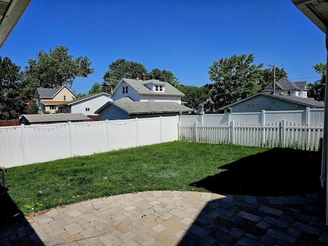 121 N Governor St, Sycamore, IL 60178 - fenced backyard featuring a patio area