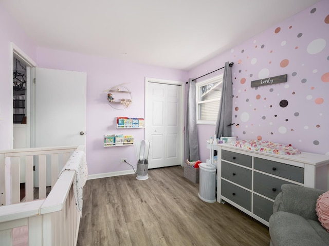655 Charing Cross Rd, Elk Grove Village, IL 60007 - bedroom with wood finished floors and a closet