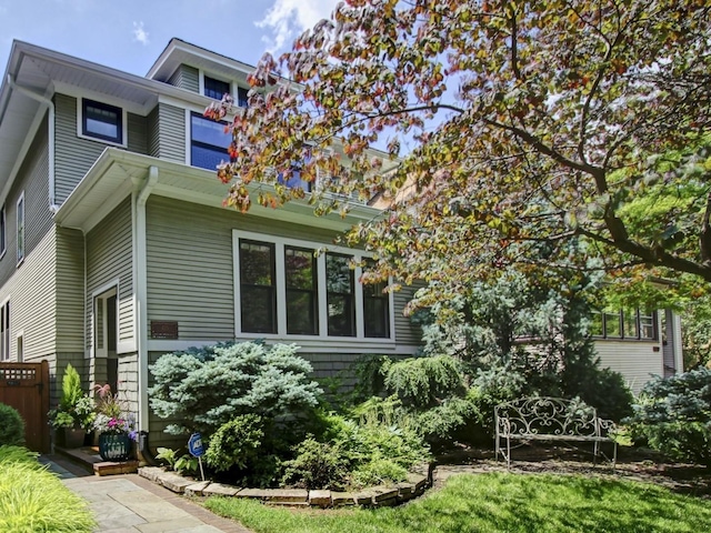 415 N Taylor Ave, Oak Park, IL 60302 - rear view of house