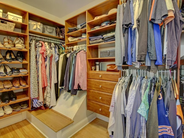 415 N Taylor Ave, Oak Park, IL 60302 - spacious closet featuring wood finished floors