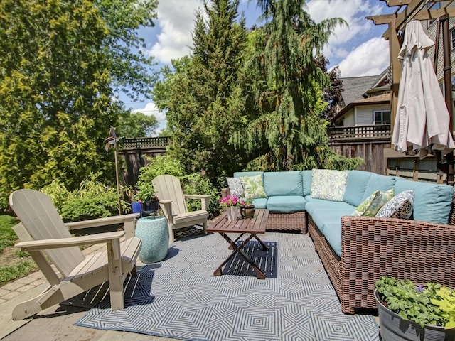 415 N Taylor Ave, Oak Park, IL 60302 - view of patio with an outdoor living space