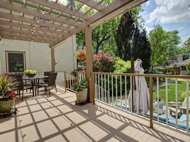 415 N Taylor Ave, Oak Park, IL 60302 - view of patio with a pergola and outdoor dining space