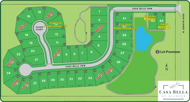 20688 N Oliver Ct, Kildeer, IL 60047 - map of parcels